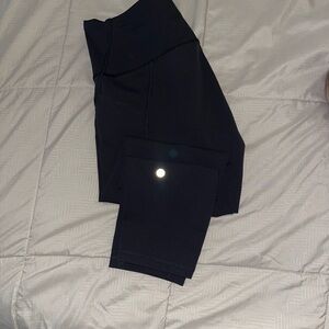 lululemon athletica Black Cropped Ankle Leggings
